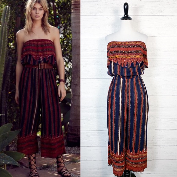 Free People Pants - Free People • Simone Flounce One Piece Jumpsuit M